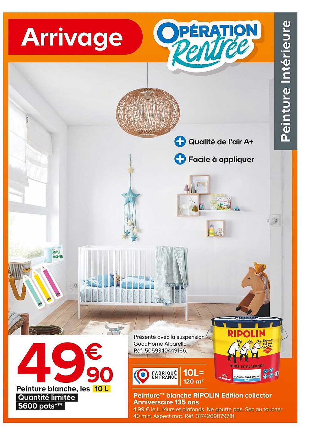 peinture blanche ripolin édition collector anniversaire 135 ans