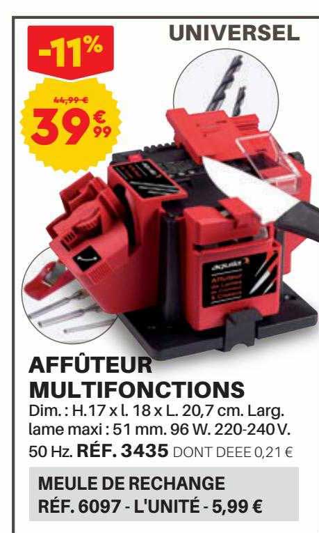 Affûteur Multifonctions