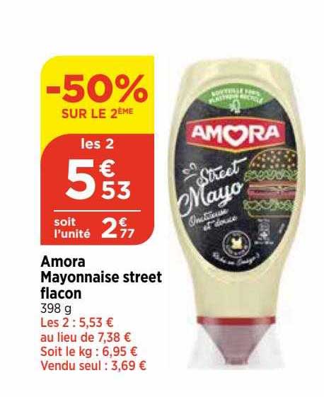 amora mayonnaise street flacon