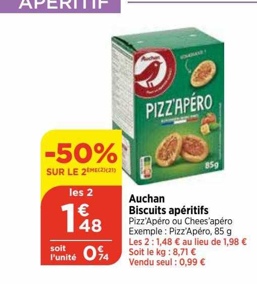 Auchan Biscuits Apéritifs