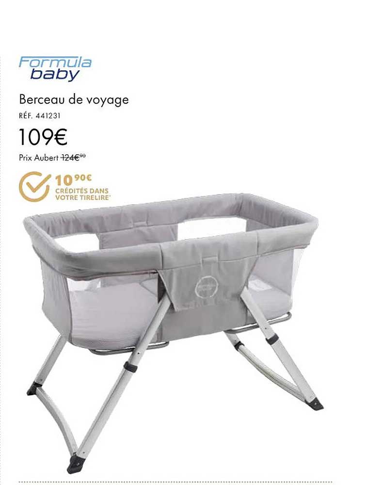 berceau de voyage formula baby