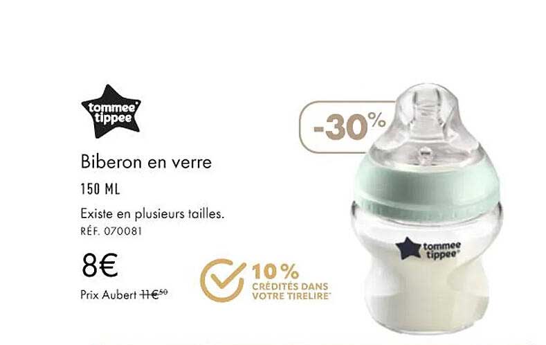 Biberon En Verre Tommee Tippee
