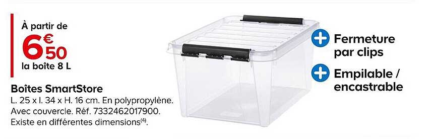 Boîtes Smartstore