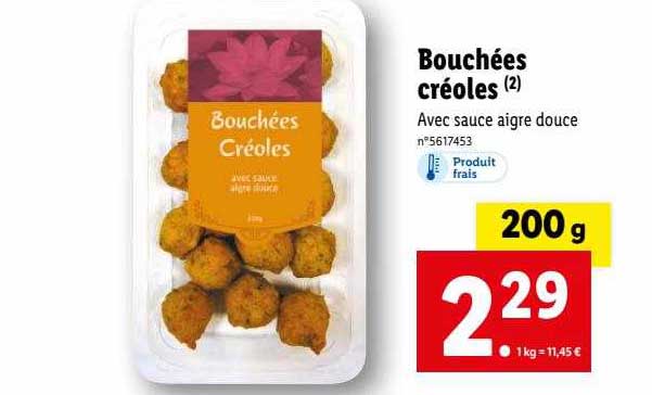 Bouchées Créoles