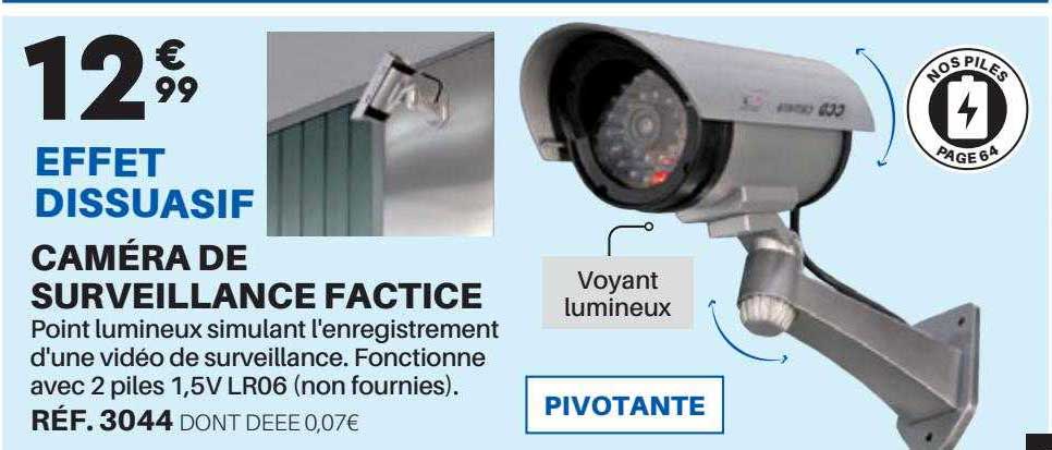 Caméra De Surveillance Factice
