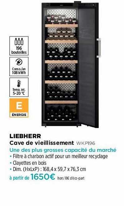 cave de vieillissement liebherr