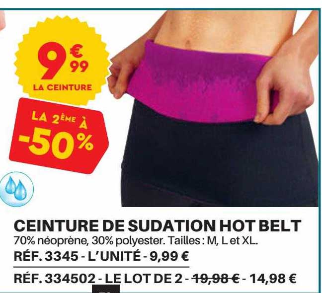 ceinture de sudation hot belt