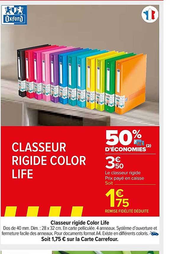 Classeur Rigide Color Life