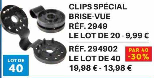 clips spécial brise-vue