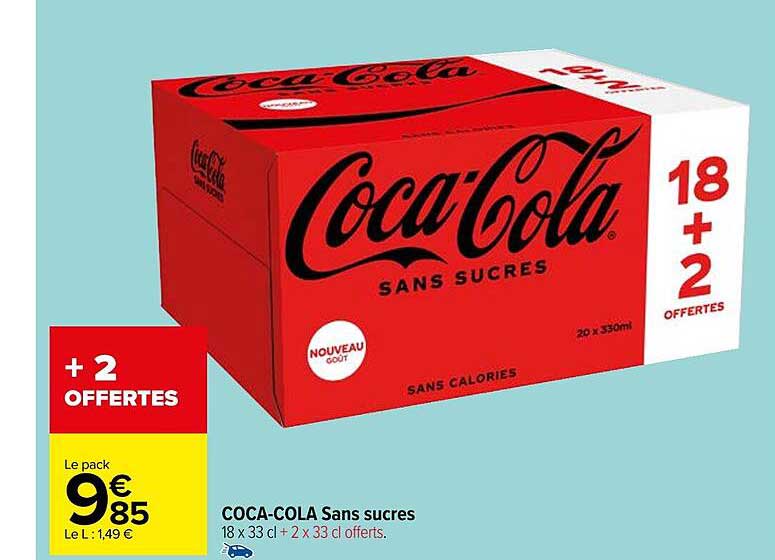 coca-cola sans sucres