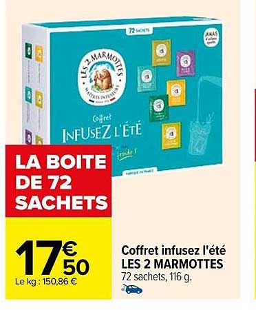 coffret infusez l'été les 2 marmottes
