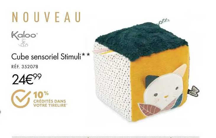 Cube Sensoriel Stimuli Kaloo