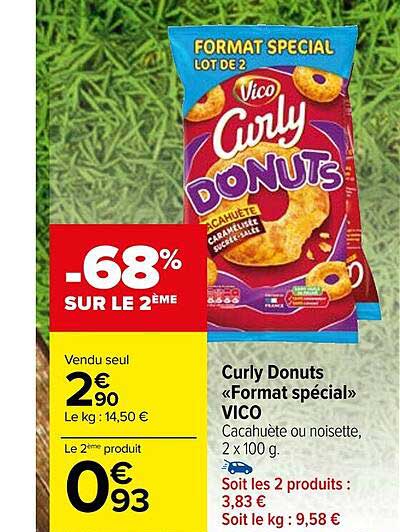 Curly Donuts «format Spécial» Vico