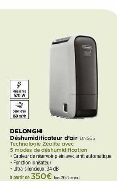 déshumidificateur d'air dëlonghi