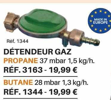 Détendeur Gaz