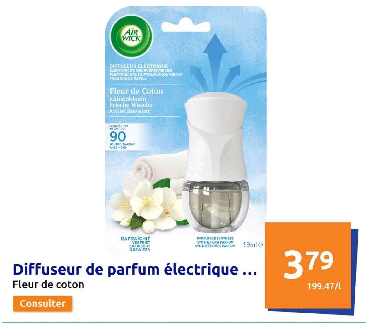 diffuseur de parfum électrique air wick