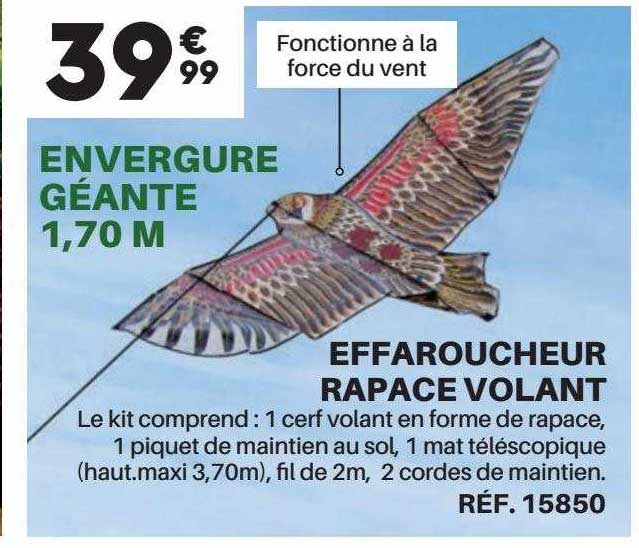 effaroucheur rapace volant