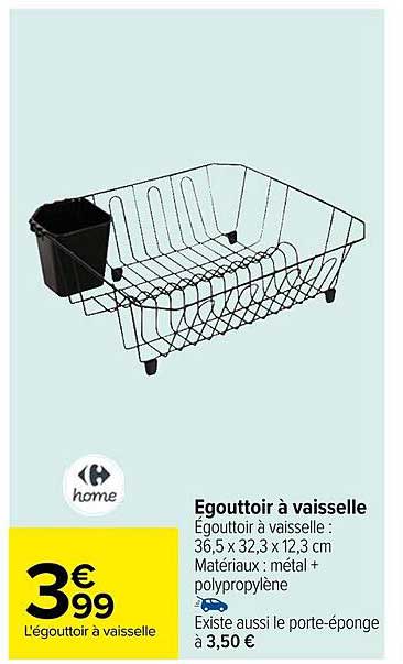 égouttoir à Vaisselle Carrefour Home