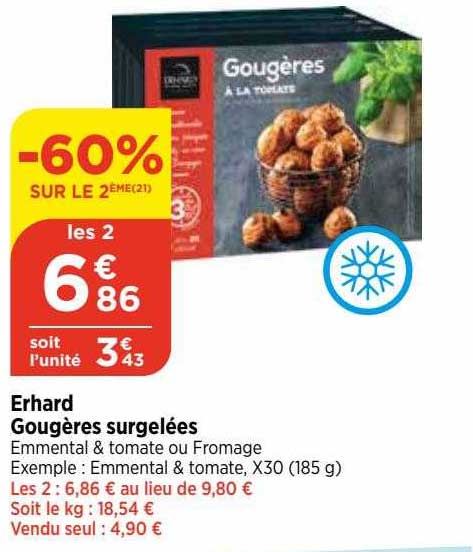 Erhard Gougères Surgelées