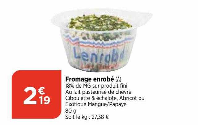 fromage enrobé