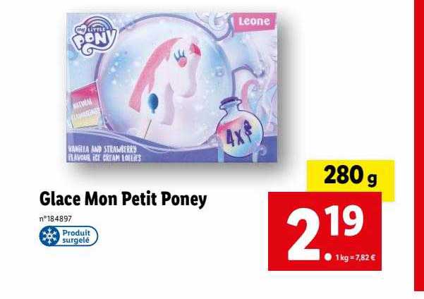 glace mon petit poney