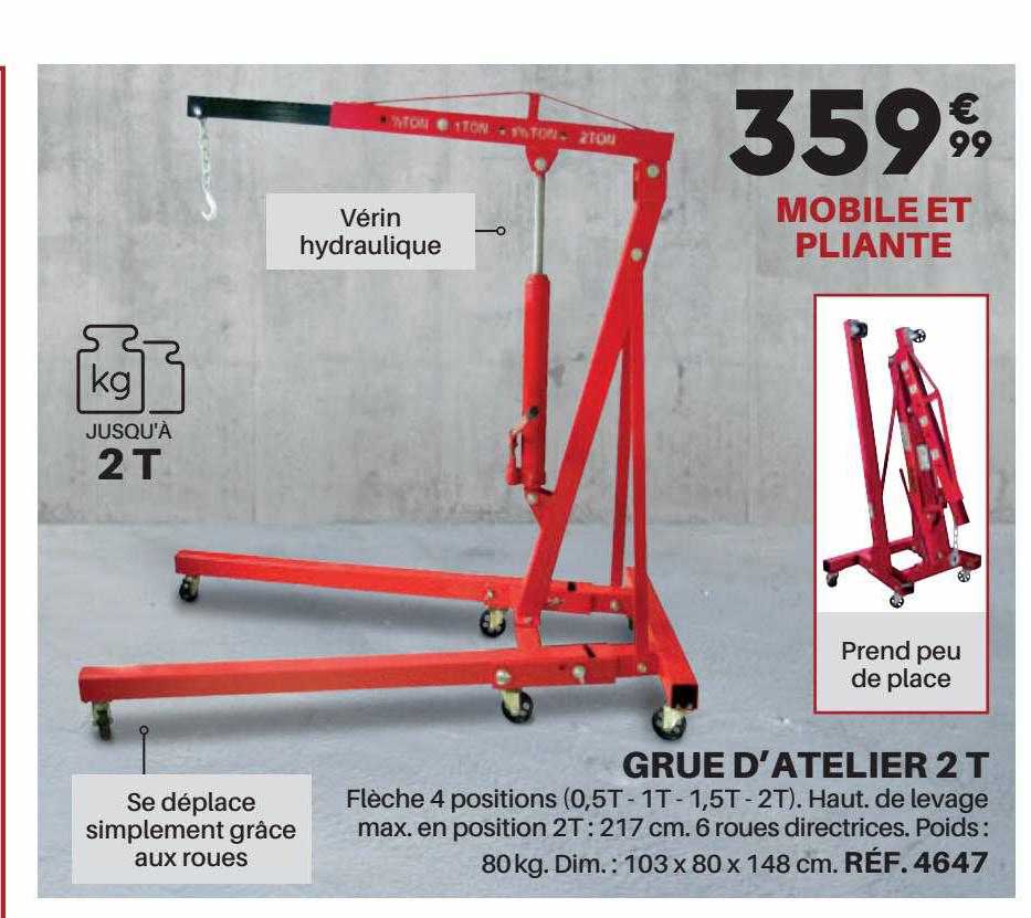 grue d'atelier 2t