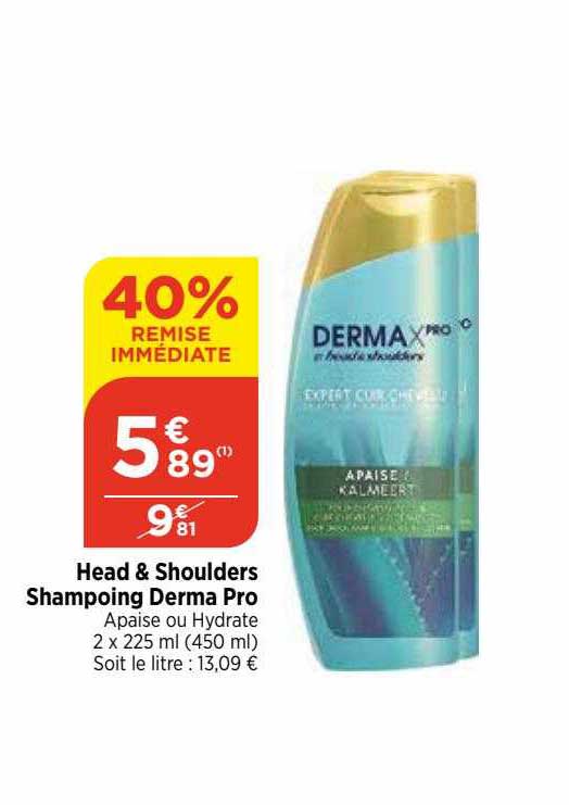 head & shoulders shampoing derma pro