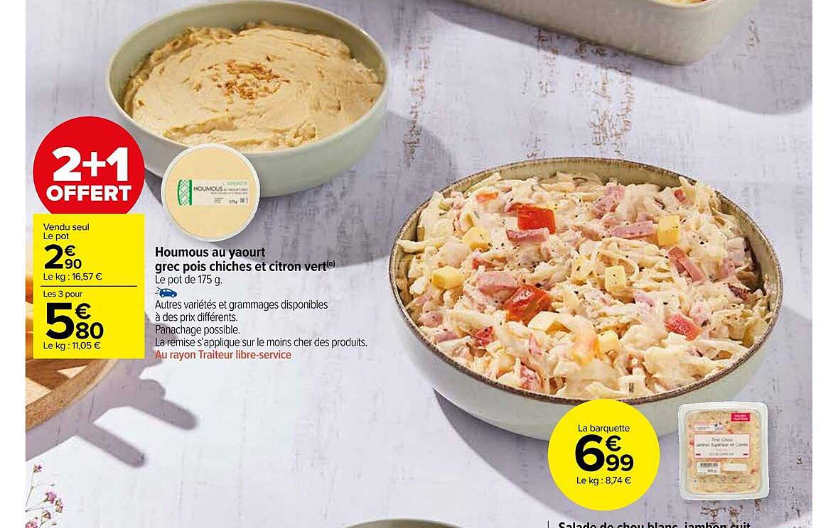 houmous au yaourt grec pois chiches et citron vert