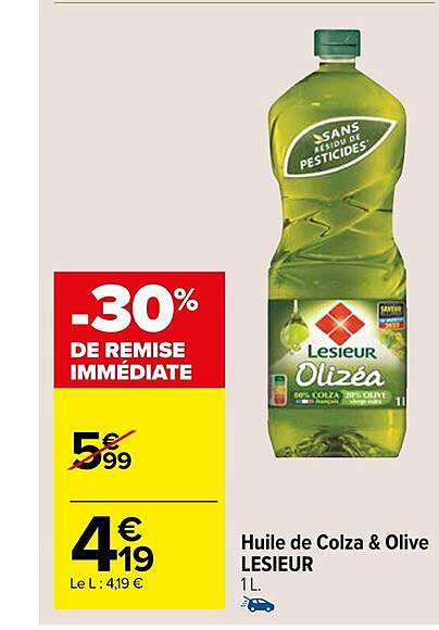 Huile De Colza & Olive Lesieur