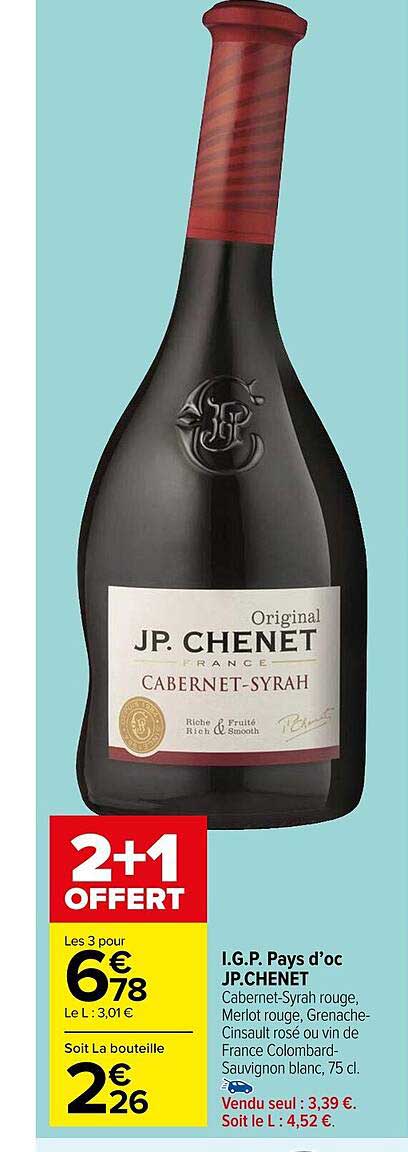 i.g.p. pays d'oc jp. chenet