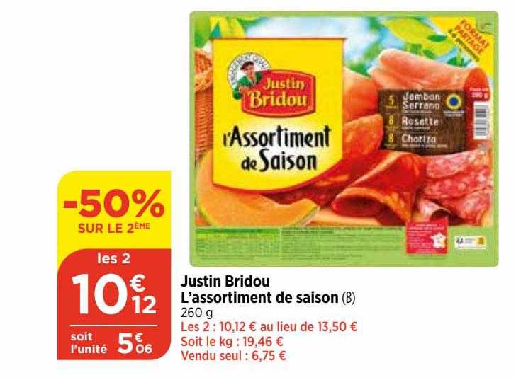 Justin Bridou L'assortiment De Saison