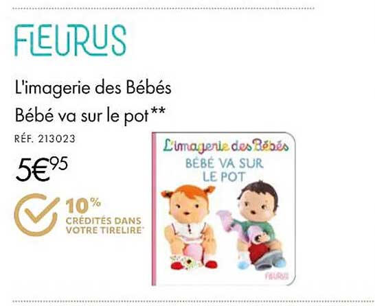 l'imagerie des bébés bébé va sur le pot fleurus