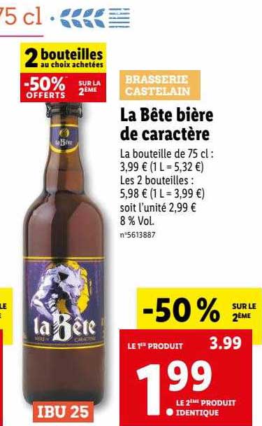 La Bête Bière De Caractère