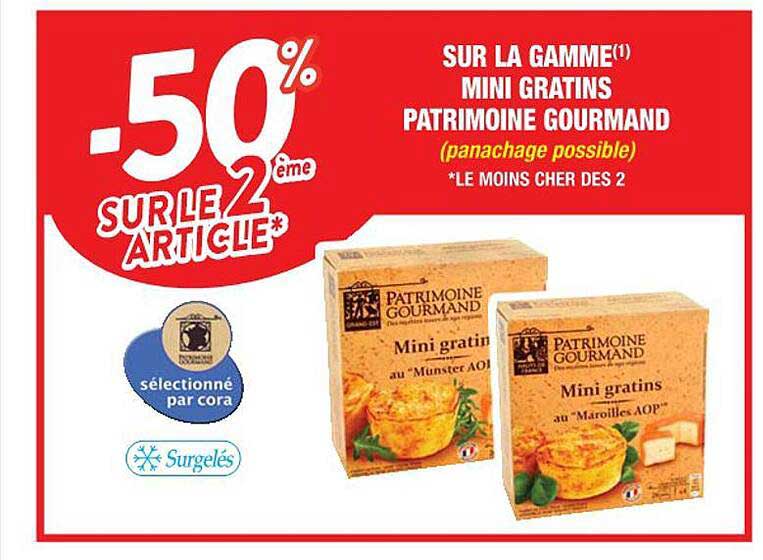 la gamme mini gratins patrimoine gourmand