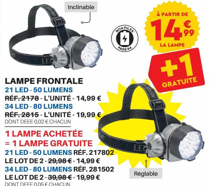 lampe frontale
