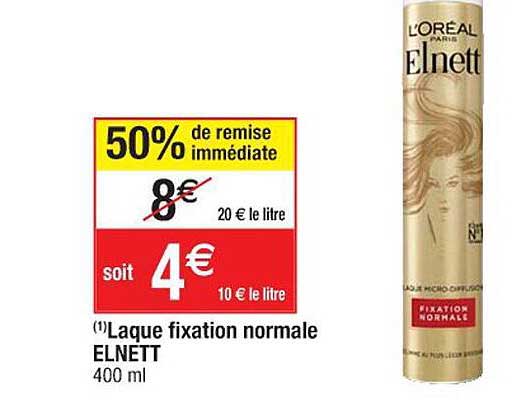 laque fixation normale elnett