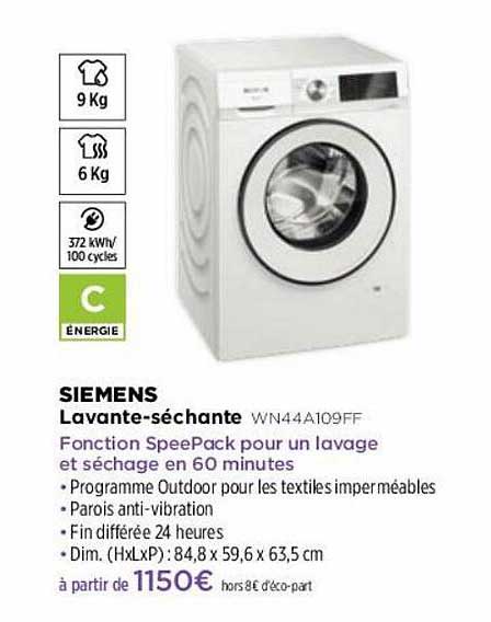 Lavante-séchante Siemens