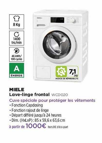 lave-linge frontal miele