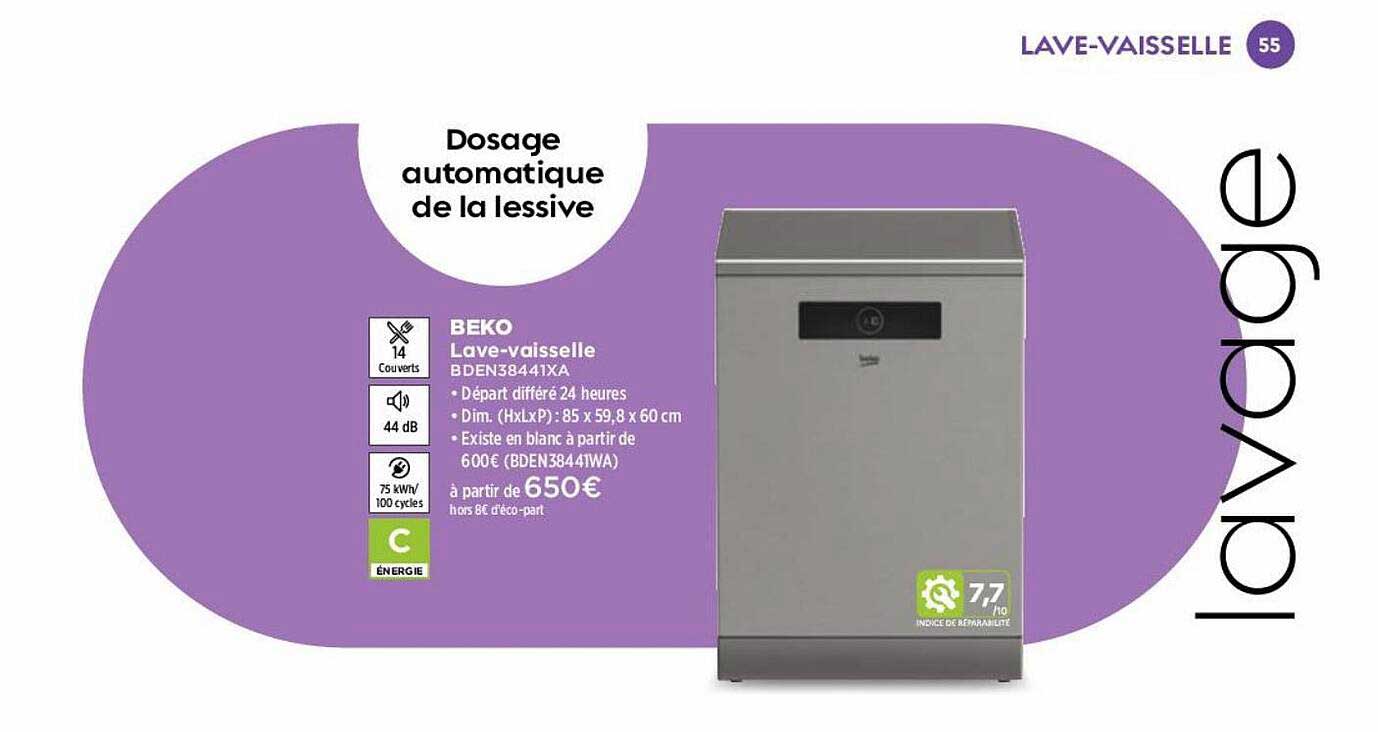 lave-vaisselle beko