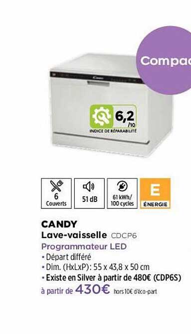 lave-vaisselle candy