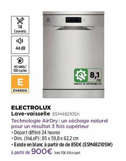 lave-vaisselle electrolux