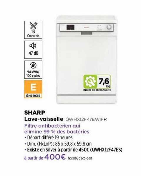 lave-vaisselle sharp
