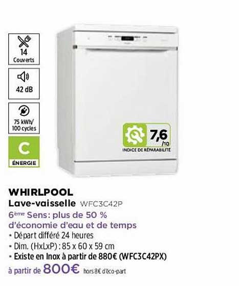 lave-vaisselle whirlpool
