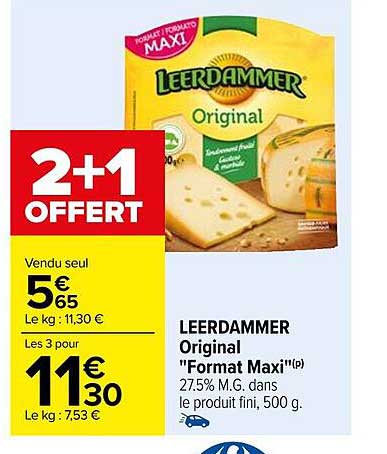 leerdammer original "format maxi"