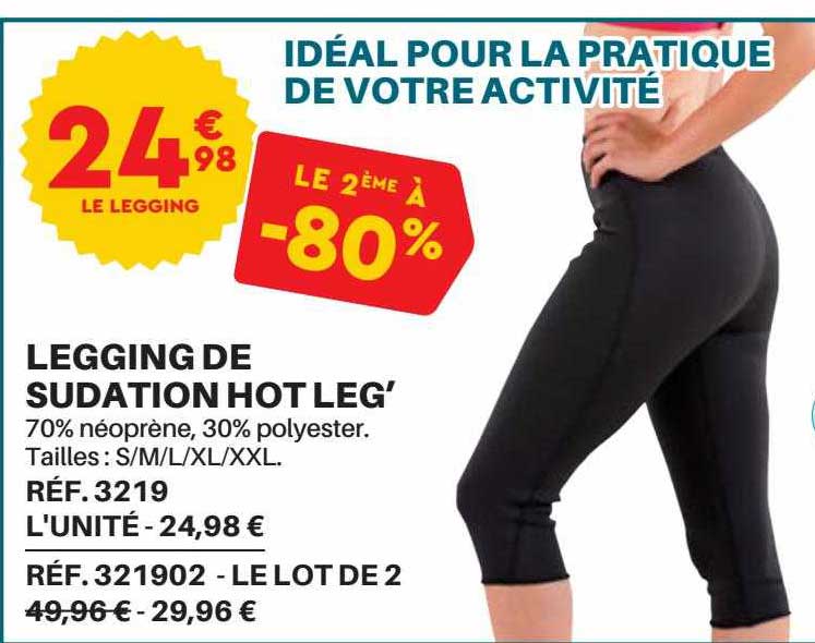 legging de sudation hot leg'