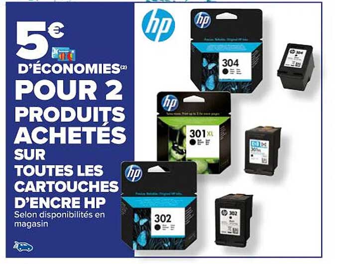 les cartouches d'encre hp