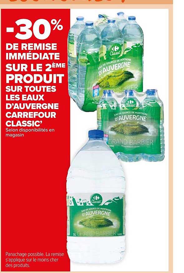 les eaux d'auvergne carrefour classic'
