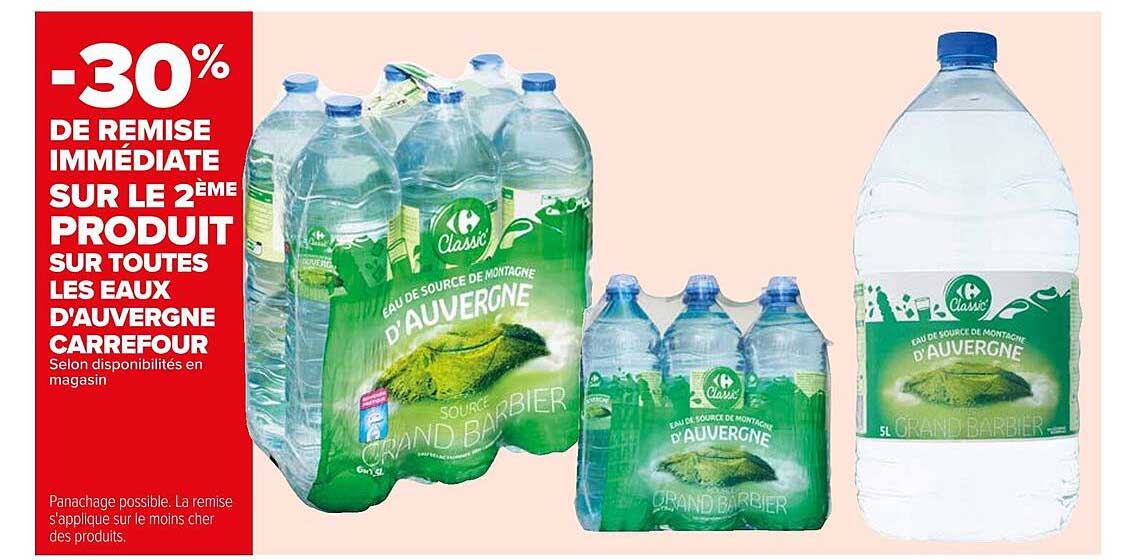 les eaux d'auvergne carrefour