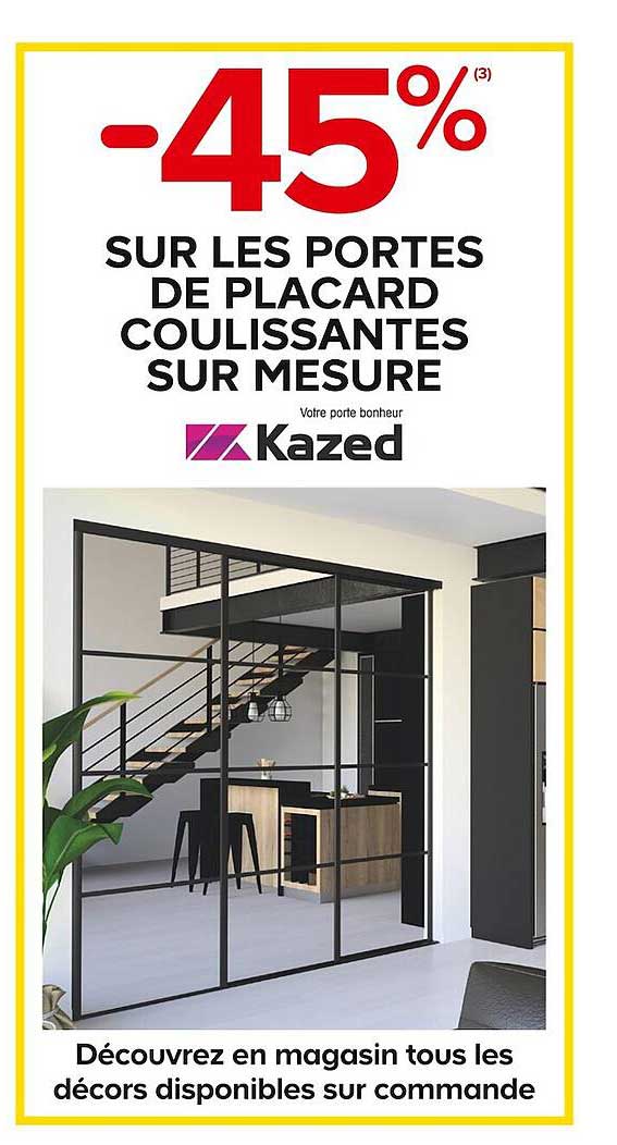 les portes de placard coulissantes sur mesure