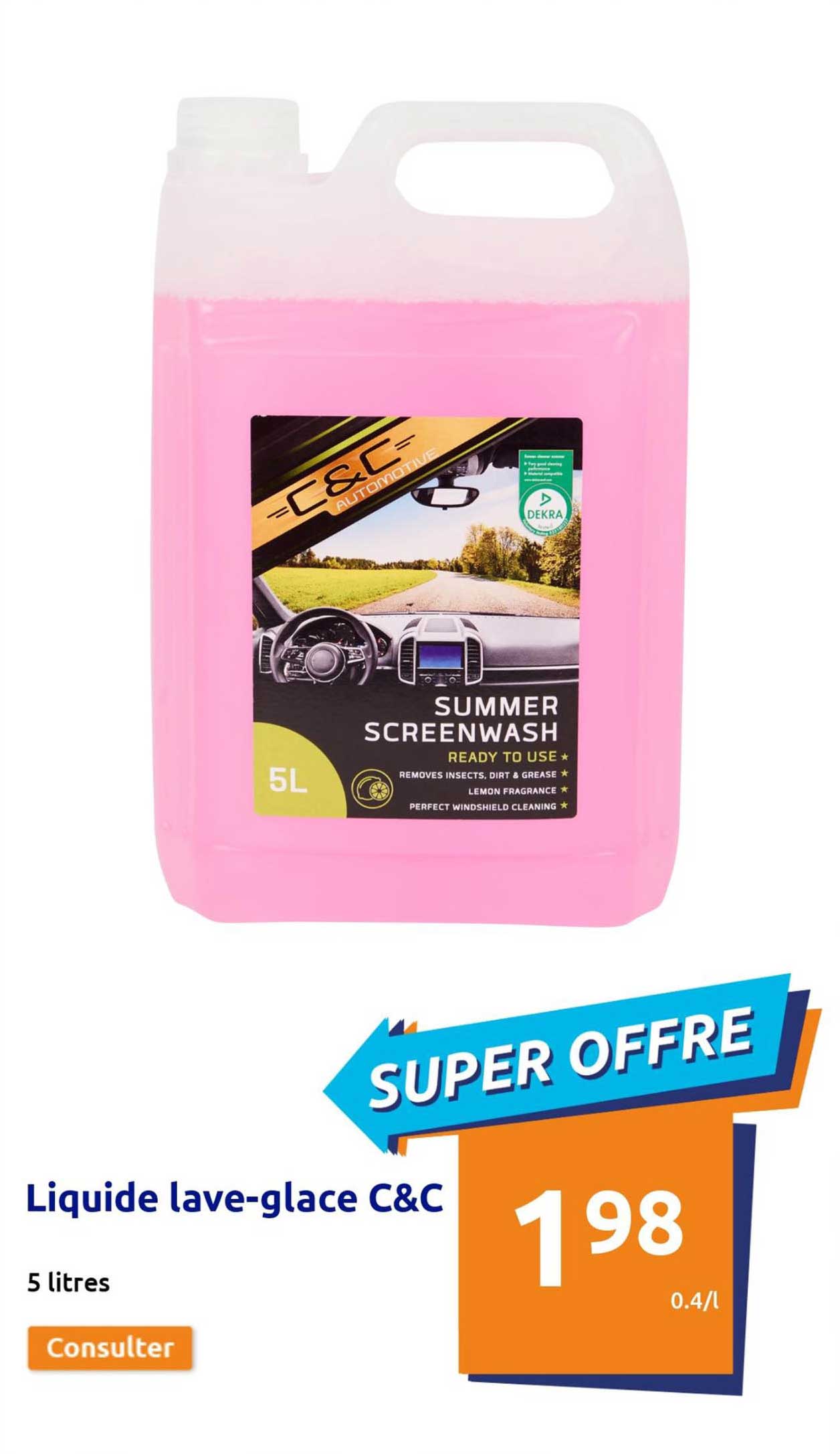 liquide lave-glace c&c